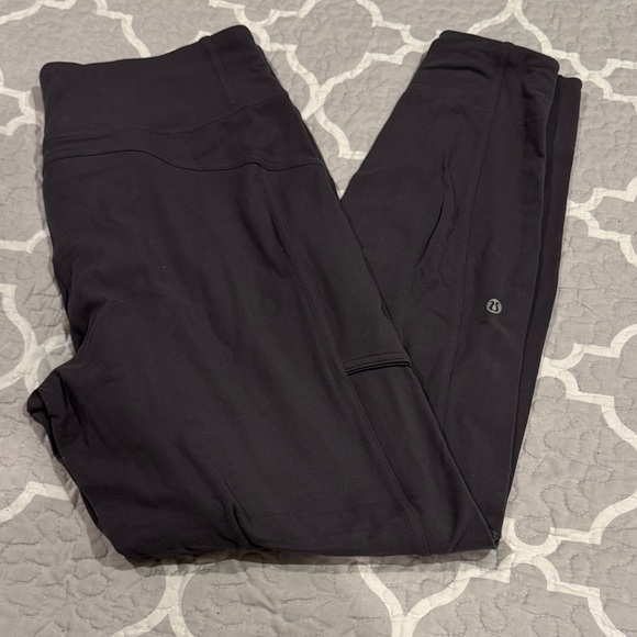lululemon athletica Pants - lululemon athletica Dark Charcoal Run on Jogger Sz 10